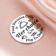 Load image into Gallery viewer, Funny Decision Gifts for Men Women Valentines Day Gifts for Boyfriend Girlfriend Food Decision Maker for Him Her Husband Wife Date Night Ideas for Couples Fiance Funny Birthday Gifts for Boyfriend