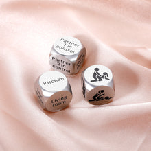 Load image into Gallery viewer, 3 Pc Anniversary Birthday Gifts for Him Her Christmas Gifts for Husband Couple Date Night Dice Gift Couple Gifts for Boyfriend Girlfriend 1 Year Anniversary for Wife Weeding Christmas Valentines Gifts