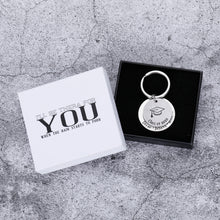 Load image into Gallery viewer, I'll Be There for You When The Rain Starts to Pour Graduation Gifts Keychain for Class 2020 Dream Believe Achieve