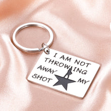 Load image into Gallery viewer, Hamilton Musical Merchandise Gifts for Teens Not Throwing Away My Shot Broadway Musical Jewelry for Birthday Graduation Christmas Valentines Inspirational Theatre Keepsake for Friends Girls Boys
