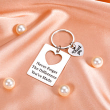 Load image into Gallery viewer, Coworker Leaving Gifts for Boss Colleague Teacher Retirement Gifts Keychain for Women Men Thank You Appreciation Gifts for Employees Leader Coach Farewell Going Away for Nurse Social Worker Volunteer