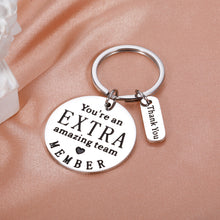 Load image into Gallery viewer, Team Employee Appreciation Gifts for Office Staff Team Member Thank You Keychain for Boss Leader Colleague Going Away Farewell Coworker Leaving Gift for Retirement Birthday Christmas Work Holiday Gift