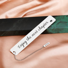 Load image into Gallery viewer, Inspirational Bookmark with Chain 2022 Christmas Graduation Gifts for Boy Girl Book Lovers Retirement Birthday Promotion Coworker Leaving Gifts for Women Men Boss Anniversary Wedding New Dad Mom Gifts