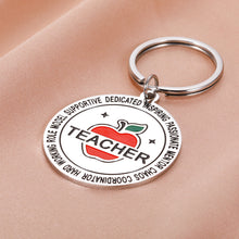 Load image into Gallery viewer, Teacher Gifts for Women Men Thank You Gifts Teacher Appreciation Keychain for Teacher’s Day End of Year Graduation Back to School for Teacher from Students Daycare Preschool Teachers Retirement Gifts