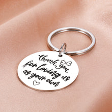 Load image into Gallery viewer, Fathers Day Gifts from Daughter Son Stepdad Father Appreciation Gifts Keychain for Bonus Dad Daddy Husband from Kids Wife I Love You Dad Gifts for Stepfather Stepparent Birthday Valentines Christmas