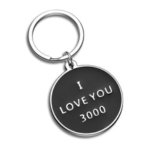 Load image into Gallery viewer, I Love You 3000 Christmas Stocking Stuffer Gift Keychain for Daughter Son Dad Mom Boyfriend Girlfriend Anniversary Husband Wife Couple Birthday for Her Him Women Men Valentine's Day