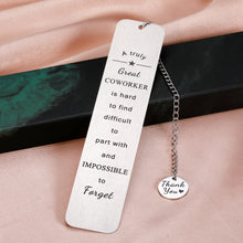Load image into Gallery viewer, Farewell Goodbye Gifts for Coworker Leaving Retirement Gifts Bookmark for Manager Employee Appreciation Colleague Going Away New Job Promotion Thank You Boss’s Day Holiday Office Christmas Work Gifts