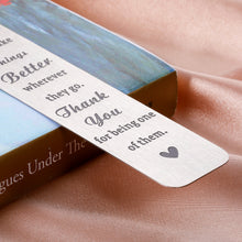 Load image into Gallery viewer, Boss Day Thank You Gifts Bookmark for Women Men Employee Appreciation Gifts for Coworker Boss Leaving Retirement Gift for Teacher Nurse Leader Farewell Going Away Christmas Inspirational Birthday Gift