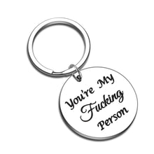 Load image into Gallery viewer, You are My Person Gifts BFF Women Teens Girls Best Friends Keychain BFF Keychain Friendship Charms Birthday Graduation Wedding Distance Present Jewelry