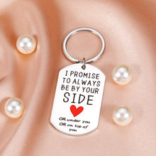 Load image into Gallery viewer, Funny Naughty Gifts for Couple Boyfriend Valentines Day Anniversary Wedding Gifts Keychain for Husband Women Men I Love You Gifts for Him Hubby from Wife Girlfriend Birthday Engagement Christmas Gifts