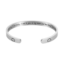 Load image into Gallery viewer, Family Tree Bracelets for Women Inspirational Gifts for Mom Mother from Daughter Son Mothers DAY Motivational Birthday Cuff Bangle Personalized Mantra Jewelry Expandable