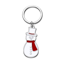 Load image into Gallery viewer, Cute Reindeer Keychain Gift Stocking Stuffers Supplies for Boys and Girls Kids Daughter Son from Mom Dad Fur Ball Snowman Women Men Claus Wapiti Puff Ball Keyring Car Handbag Bag Decoration Key Ring