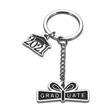 Load image into Gallery viewer, Graduation Gifts for Seniors Class of 2021 Keychain for Him Her College Master High School Graduation Gifts for Teen Boys Girls Best Friends Inspirational Charm Keyring for Son Daughter from Mom Dad