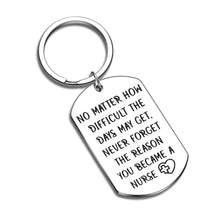 Load image into Gallery viewer, Nurse Keychain Gift Graduation Gift Keychain Medical Student Gift Nurse Day Gift