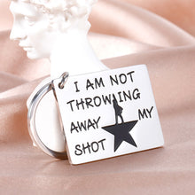 Load image into Gallery viewer, Hamilton Musical Merchandise Gifts for Teens Not Throwing Away My Shot Broadway Musical Jewelry for Birthday Graduation Christmas Valentines Inspirational Theatre Keepsake for Friends Girls Boys