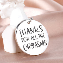 Load image into Gallery viewer, Funny Gifts Keychain for Men Boyfriend Girlfriend Couples Valentines Anniversary Wedding Gifts for Him Husband Hubby from Women Wife Wifey Romantic Gifts Keyring for Birthday Christmas Thanksgiving