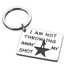 Load image into Gallery viewer, Hamilton Musical Merchandise Gifts for Teens Not Throwing Away My Shot Broadway Musical Jewelry for Birthday Graduation Christmas Valentines Inspirational Theatre Keepsake for Friends Girls Boys