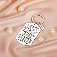 Load image into Gallery viewer, Boss Christmas Gifts for Mentor Leader Boss Appreciation Gifts Keychain for Supervisor Colleague Office Employee Thank You Gift for Coworker Leaving Farewell Retirement Gift for Boss Lady Birthday