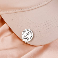 Load image into Gallery viewer, Golf Ball Marker Romantic Gifts for Husband Boyfriend Golf Accessories for Men Golfer Anniversary Fathers Day Golf Gifts for Dad Him Hubby Birthday Christmas Valentines Golf Lovers Magnetic Hat Clip