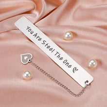 Load image into Gallery viewer, 11th Anniversary Steel Gifts for Him Her Husband Wife Steel Anniversary Bookmark Gifts for Couple Hubby Wifey Funny 11 Year Wedding Anniversary Present for Boyfriend Girlfriend Christmas Birthday Gift