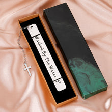Load image into Gallery viewer, Baptism Gift Bookmark for Boys Girls Christmas Adult Baptism Gifts for Godson Goddaughter Godchild First Communion Gift for Women Men Catholic Religious Gifts Keepsake for Daughter Son Family Friends