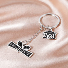 Load image into Gallery viewer, Graduation Gifts for Seniors Class of 2021 Keychain for Him Her College Master High School Graduation Gifts for Teen Boys Girls Best Friends Inspirational Charm Keyring for Son Daughter from Mom Dad