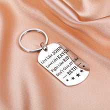 Load image into Gallery viewer, Live Like John Keychain Yellowstone National Park TV Show Merchandise Gifts for Women Men Yellowstone Themed Gift for Yellowstone Lovers Fans Birthday Thanksgiving Christmas Best Friends BFF Gifts