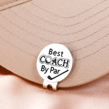 Load image into Gallery viewer, Best Coach Golf Ball Marker Gifts for Coach Retirement Christmas Thank You Gifts for Men Golfer Sports Team Appreciation Gifts for Coach Golf Lover Coworker Friend Birthday Golf Gift Magnetic Hat Clip