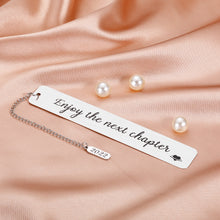 Load image into Gallery viewer, Inspirational Bookmark with Chain 2022 Christmas Graduation Gifts for Boy Girl Book Lovers Retirement Birthday Promotion Coworker Leaving Gifts for Women Men Boss Anniversary Wedding New Dad Mom Gifts