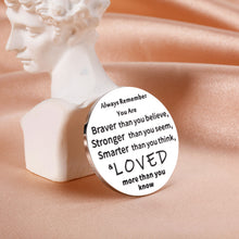 Load image into Gallery viewer, Pocket Hug Token Inspirational Gifts for Men Women Birthday Stocking Stuffers for Teen Boys Girls Christmas Long Distance Gifts for Friends Bestie Going Away Graduation Gifts for Him Her Son Daughter