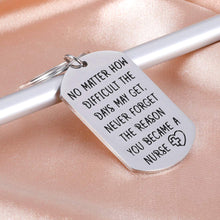 Load image into Gallery viewer, Nurse Keychain Gift Graduation Gift Keychain Medical Student Gift Nurse Day Gift