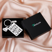 Load image into Gallery viewer, Christmas Gifts for Dad from Daughter Son Dad Appreciation Gifts for Men Father’s Day Keychain for Daddy Birthday New Dad Stepdad Bonus Dad Husband Gifts from Kids Valentines Father of the Bride Papa