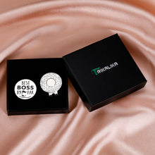 Load image into Gallery viewer, Golf Ball Marker Gifts for Boss Manager Coworker Leaving Gifts for Leader Supervisor Best Boss by Par Magnetic Hat Clip for Mentor Boss Lady Funny Bosses Day Farewell Promotion Retirement Golf Gifts