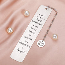 Load image into Gallery viewer, Farewell Goodbye Gifts for Coworker Leaving Retirement Gifts Bookmark for Manager Employee Appreciation Colleague Going Away New Job Promotion Thank You Boss’s Day Holiday Office Christmas Work Gifts