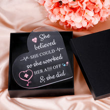 Load image into Gallery viewer, Acrylic Nurse Gifts for Women Nurse Appreciation Gifts for RN Nurse Practitioner Nursing School Student Graduation Christmas Office Gifts for Nurse Week Nurses Day Paperweight Decor for Medical Doctor