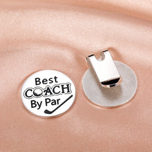 Load image into Gallery viewer, Best Coach Golf Ball Marker Gifts for Coach Retirement Christmas Thank You Gifts for Men Golfer Sports Team Appreciation Gifts for Coach Golf Lover Coworker Friend Birthday Golf Gift Magnetic Hat Clip