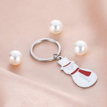 Load image into Gallery viewer, Cute Reindeer Keychain Gift Stocking Stuffers Supplies for Boys and Girls Kids Daughter Son from Mom Dad Fur Ball Snowman Women Men Claus Wapiti Puff Ball Keyring Car Handbag Bag Decoration Key Ring