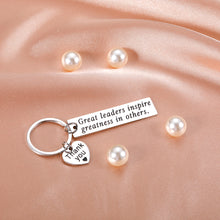 Load image into Gallery viewer, Employee Appreciation Leader Boss Christmas Gifts for Men Women Thank You Coworker Leaving Gifts for Boss Lady Supervisor Mentor from Colleague Leadership Keychain Birthday Retirement Farewell Gift