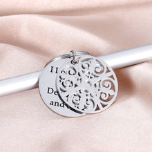 Load image into Gallery viewer, Boyfriend Girlfriend Birthday Gift Star Wars Keychain Merchandise for Him Her Funny Couple Keychain for Wife Husband Wedding Women Men Boys Girls I Love You to The Death Star & Back Valentine Day