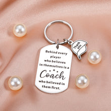 Load image into Gallery viewer, Coach Thank You Gifts for Men Football Soccer Basketball Coach Appreciation Gifts Sports Match Cheer Keychain Volleyball Softball Swim Team Gifts Baseball Hockey Coach Christmas Retirement Birthday