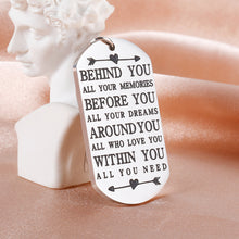 Load image into Gallery viewer, 2021 Christmas Graduation Gifts for Her Him College High School Inspirational Keychain for Women Men Senior Master Nurse Uplifting Keyring for Grads Son Daughter Teen Boy Graduation Coming of Age