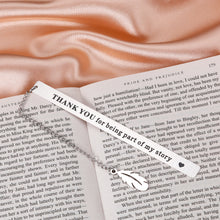 Load image into Gallery viewer, Thank You Gifts for Women Men Bookmark with Chain for Teacher Mentor Coworker Employee Appreciation Graduation Gifts for Students Teen Boy Girl Birthday Retirement Going Away Book Lover Christmas Gift