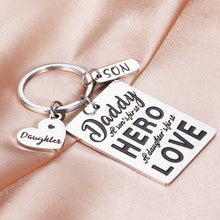Load image into Gallery viewer, Christmas Gifts for Dad from Daughter Son Dad Appreciation Gifts for Men Father’s Day Keychain for Daddy Birthday New Dad Stepdad Bonus Dad Husband Gifts from Kids Valentines Father of the Bride Papa