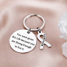 Load image into Gallery viewer, Inspirationalg Graduation Keychain Gifts for Women Motivational Key ChainYou Were Given This Life Back to School Gifts for Son Daughter Girls Boys Class Of 2021
