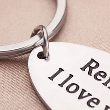 Load image into Gallery viewer, Dad Keychain Gift-Father's Day Gifts from Daughter Son Kids Wife, Christmas Birthday Valentines Mothers Day Gift Idea for Stepfather in Law Bride Family Member-Remember I Love You Dad