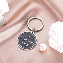 Load image into Gallery viewer, I Love You 3000 Christmas Stocking Stuffer Gift Keychain for Daughter Son Dad Mom Boyfriend Girlfriend Anniversary Husband Wife Couple Birthday for Her Him Women Men Valentine's Day