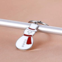 Load image into Gallery viewer, Cute Reindeer Keychain Gift Stocking Stuffers Supplies for Boys and Girls Kids Daughter Son from Mom Dad Fur Ball Snowman Women Men Claus Wapiti Puff Ball Keyring Car Handbag Bag Decoration Key Ring