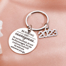 Load image into Gallery viewer, 2023 Graduation Gifts Keychain Bible Verse Christian Gifts for High School College Students Inspirational Religious Gifts for Boys Girls Senior Grad Gifts for Nurse Master PhD Son Daughter Christmas
