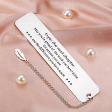 Load image into Gallery viewer, Inspirational Retirement Gifts for Women Men Appreciation Bookmark with Chain for Retired Boss Leader Office Colleagues Happy Retirement Coworker Leaving Gifts for Teacher Nurse Retiree Book Lovers