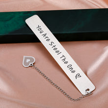 Load image into Gallery viewer, 11th Anniversary Steel Gifts for Him Her Husband Wife Steel Anniversary Bookmark Gifts for Couple Hubby Wifey Funny 11 Year Wedding Anniversary Present for Boyfriend Girlfriend Christmas Birthday Gift